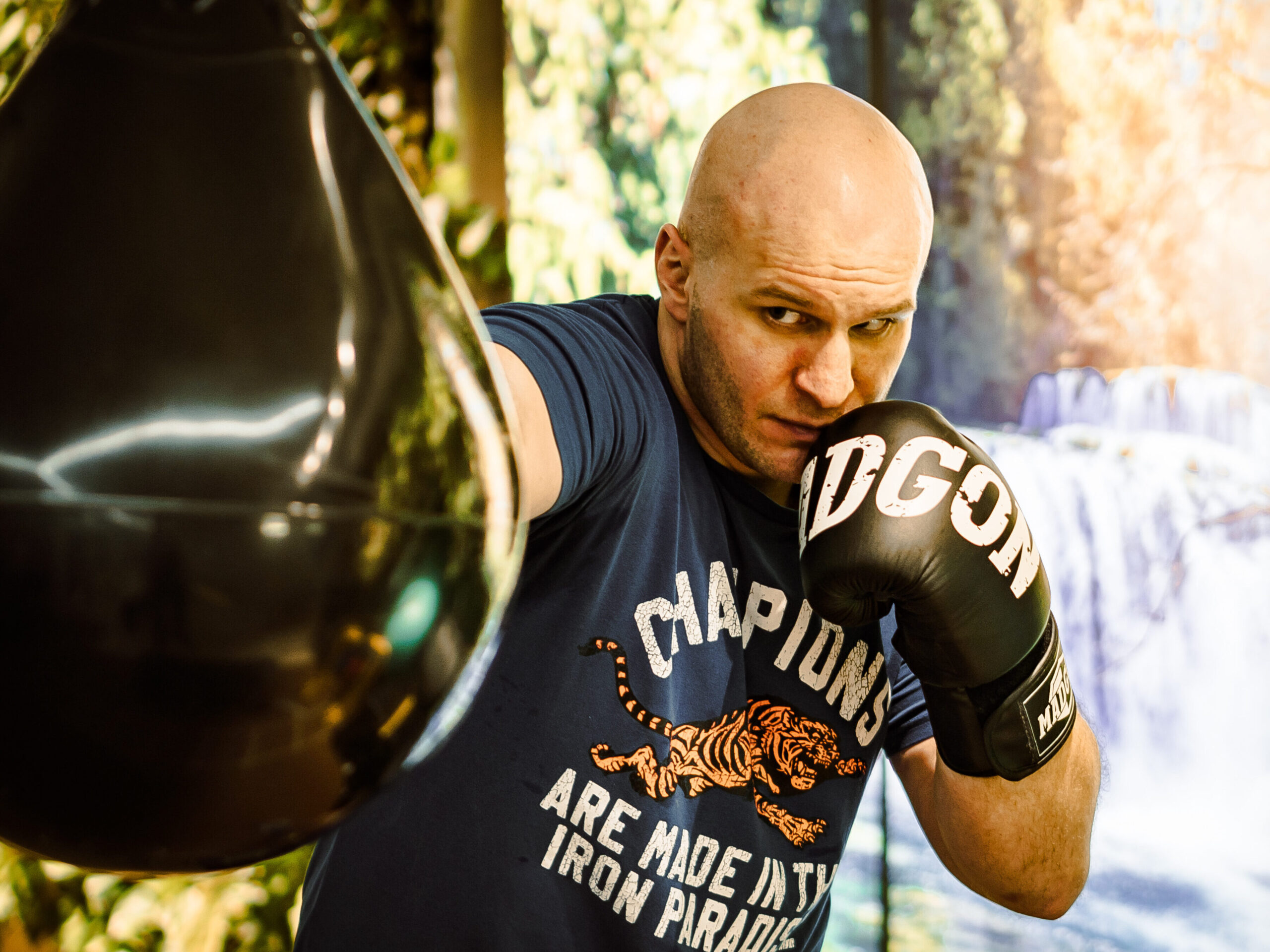 Boxing training at Penthouse Sports with Marko